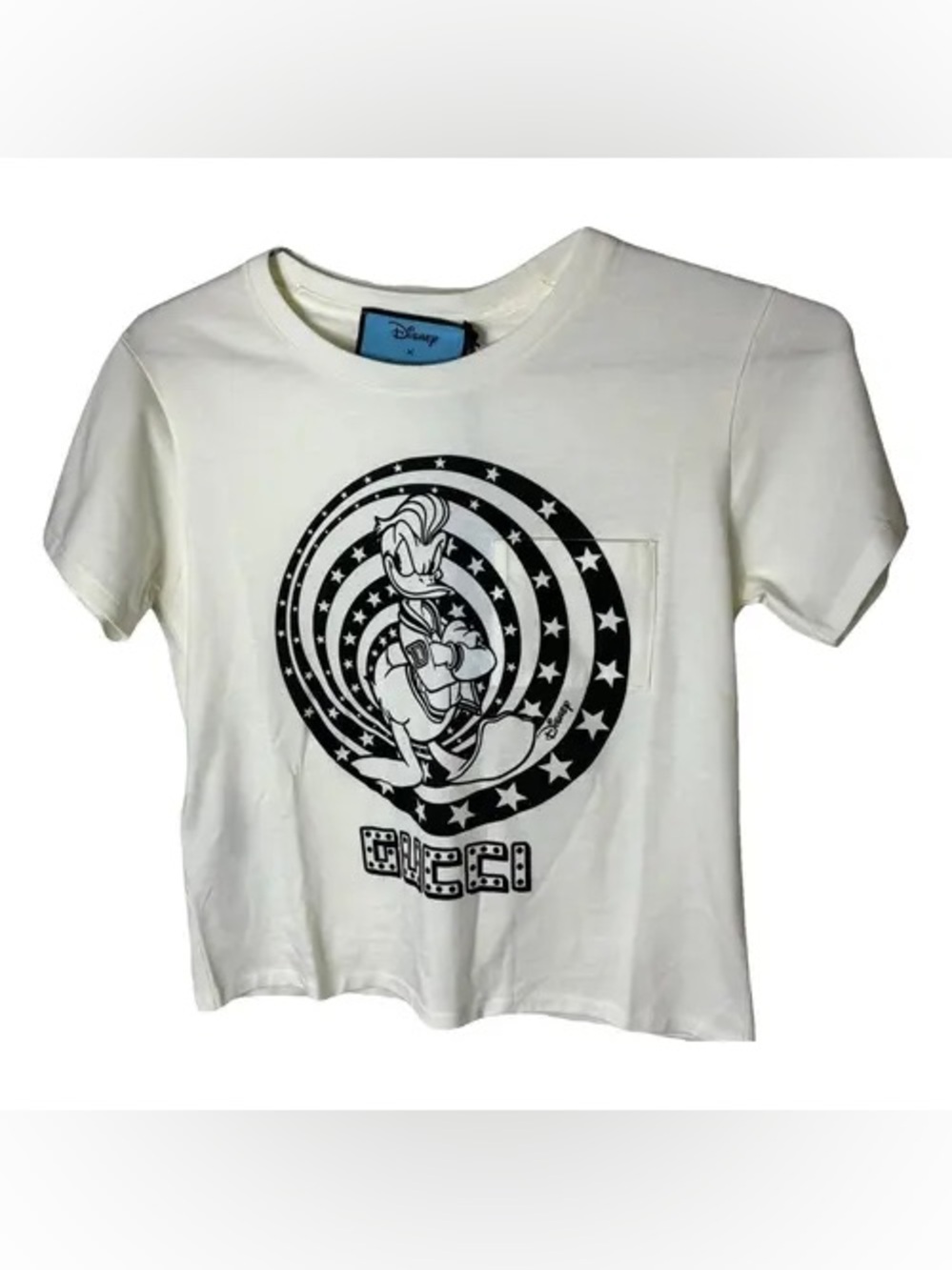Gucci x Disney white cropped T-shirt - Picture 2 of 6